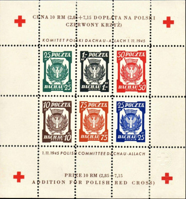 DACHAU 1945-blok {*}.GRATIS WYSYŁKA!