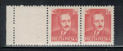 Polska 1950 Fi 538 z pustopolem **