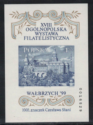 Polska 1999 Fi Blok 166A **