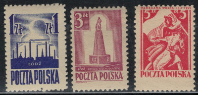 Polska 1945 Fi 358-60 **