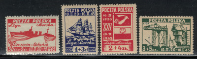 Polska 1945 Fi 367-70 **