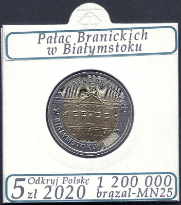 2020 r 5 zł Pałac Branieckich