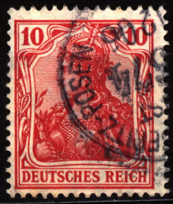 Poczta pruska Mi 86 (POZNAŃ)