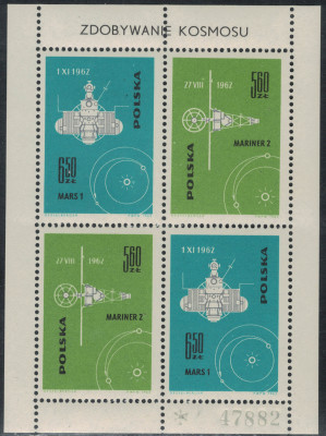 Polska 1963 Fi Blok 40 I **