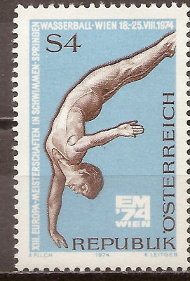 1974 r. Austria  Mi 1505**