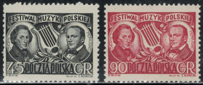 Polska 1951 Fi 571-72 **