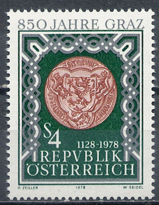 1978r. Austria  Mi 1628**