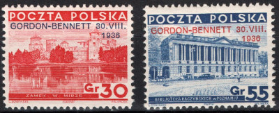 Polska 1936 Fi 292-93 z gwr. ** Gordon