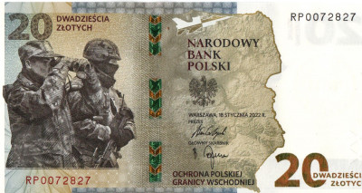 20 zł Ochrona polskiej granicy wschodniej RADAR 72827