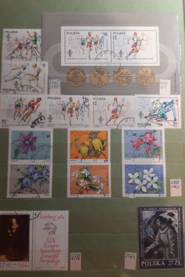 Zestaw znaczk&oacute;w - Polska PRL...