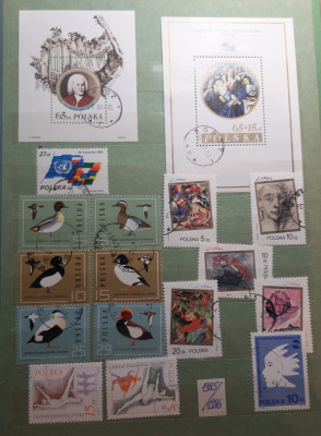Zestaw znaczk&oacute;w - Polska PRL....