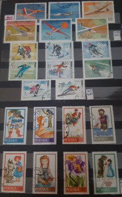 Zestaw znaczk&oacute;w - Polska PRL,.
