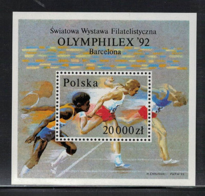 Polska 1992 Fi Blok 148B **