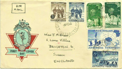 A.A.T 1965 FDC-koperta lotnicza!Gratis wysyłka!