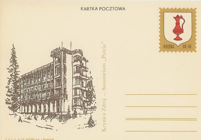 Cp 458 - Krynica Zdr&oacute;j - uzdrowiska polskie