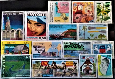 MAYOTTE-zestaw+zeszycik MNH**/MH*!