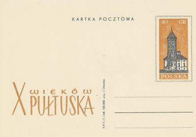 Cp 371 - 1000-lecie Pułtuska