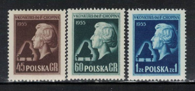 Polska 1954 Fi 737-39 **