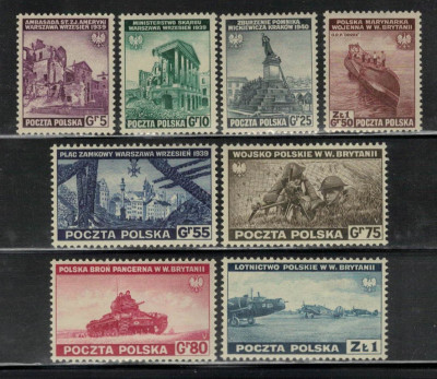 Polska 1941 Fi A-H 338 **