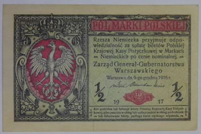 1/2 Marki Polskiej 9-go Grudnia 1916r Generał Stan 2/3