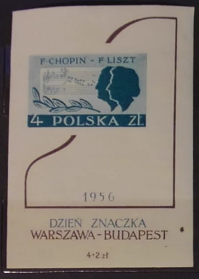 Blok 18 ** Dzień Znaczka Warszawa - Budapeszt