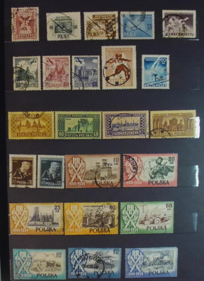 Zestaw lata 50-te kasowane