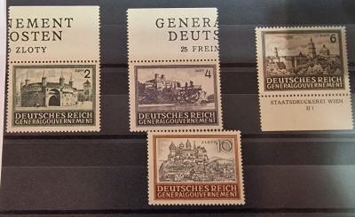 GENERALNE GUBERNATORSTWO  - Fi 113 - 116**