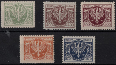 Fi 139 - 143 ** - Duży orzeł - 1923 r.