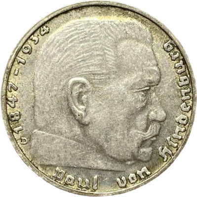 2 Reichs Mark 1939 D