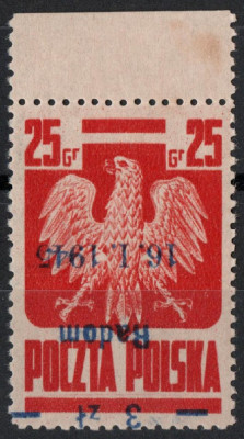 Polska 1945 Fi 352 No ** - Atestgwarancja p.Berbeka
