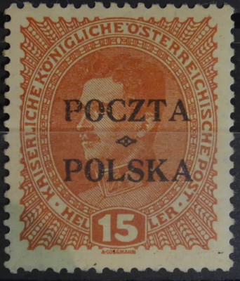 Fi 35 - 15 halerzy - Wydanie krakowskie - gw. p. Berbeka