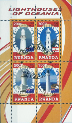 2010 r Latarnie Rwanda Blok 79**