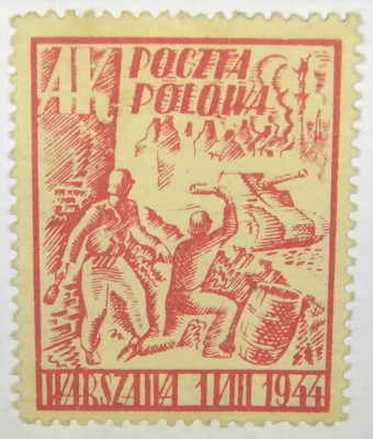  Fi 118 - Powstańcza Poczta Wojskowa AK - Typ III - ATEST