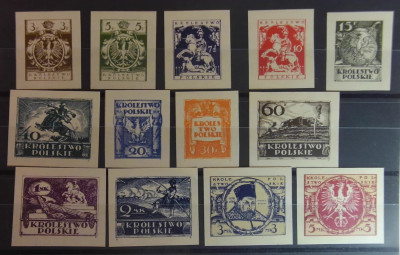 Komplet Marek Pocztowych Kr&oacute;lestwa Polskiego