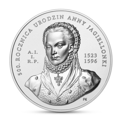 50 zł, 500. rocznica urodzin Anny Jagiellonki 2023