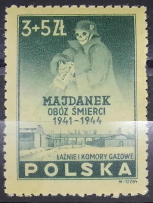 Fi 403 ** Ob&oacute;z śmierci w Majdanku. Czysty pocztowo!