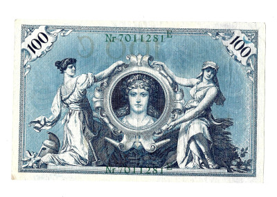 NIEMCY - CESARSTWO, 100 MARK z 1908 r.