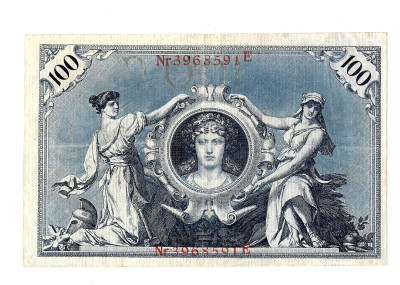 NIEMCY - CESARSTWO, 100 MARK z 1908 r.
