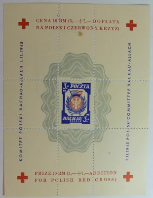 DACHAU - ALLACH - Bl. 3Bb pochyłe napisy
