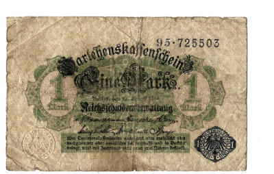 Niemcy - BANKNOT - 1 Marka 1914 r. ! (20)