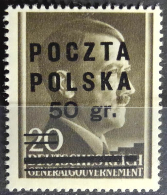 Polska 1945 Fi XI** - gwarancja p. Berbeka Poczta Polska