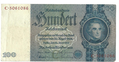 Niemcy - III Rzesza - Banknot 100 Marek 1935 (58)
