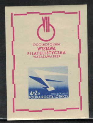 Polska 1956 Fi Blok 20 **