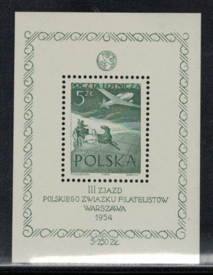 Polska 1954 Fi Blok 13 **