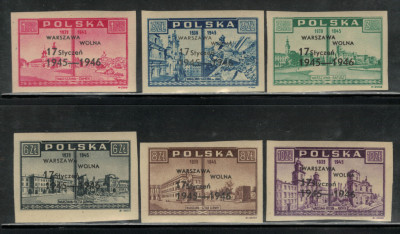 Polska 1946 Fi 388-93
