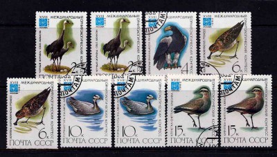 1982 r. Sk. 5050 - 5054** kas. Ptaki