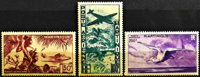 MARTYNIKA 1947-kompletna seria MNH**-poczta lotnicza.