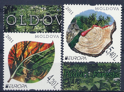 2011 r Mołdawia Mi 755 - 756**