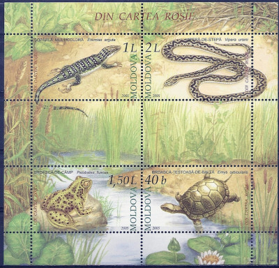 2005 r Mołdawia Blok 34**