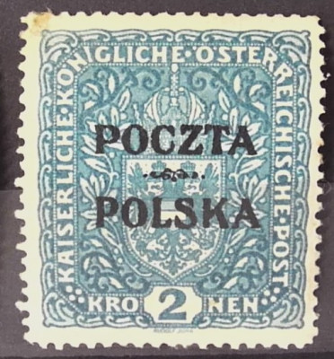 Fi 46a ** - 2 korony wyd. krakowskie. gw.  Berbeka